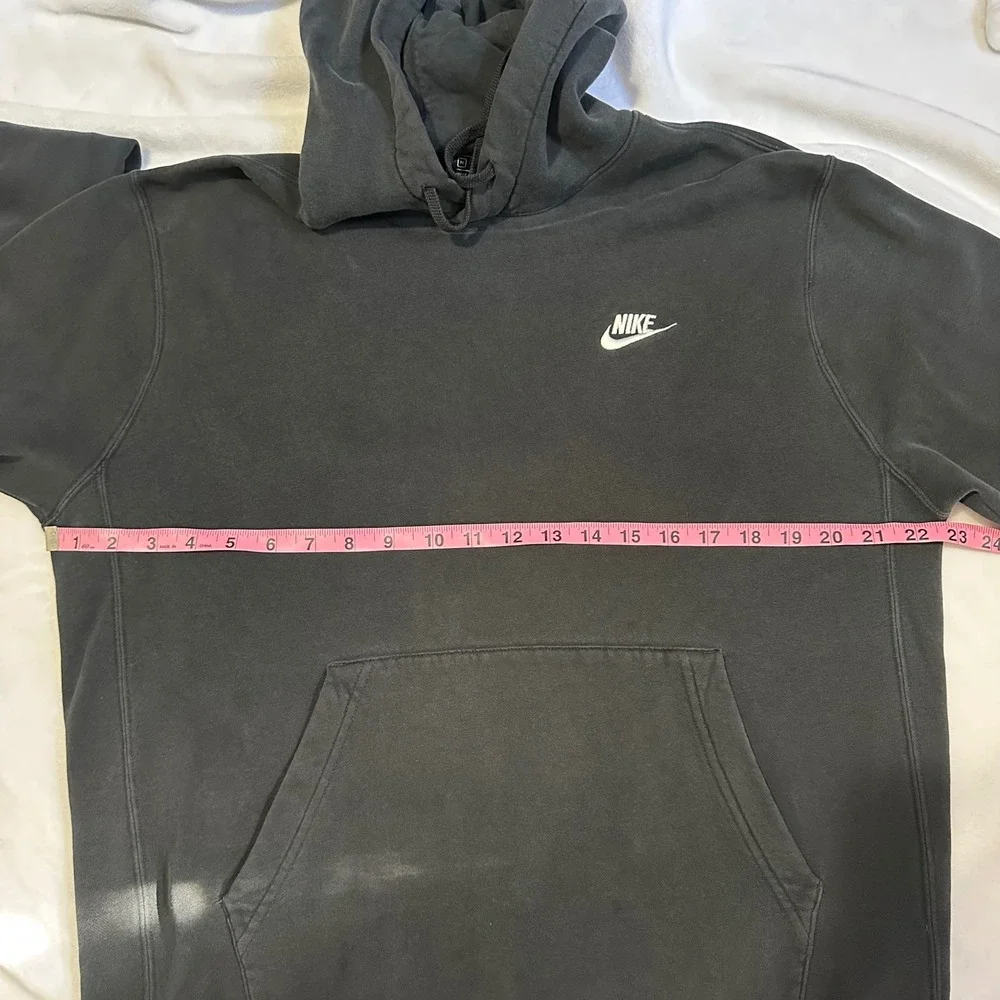 Nike Mens Sportswear fleece pullover hoodie Black Size M